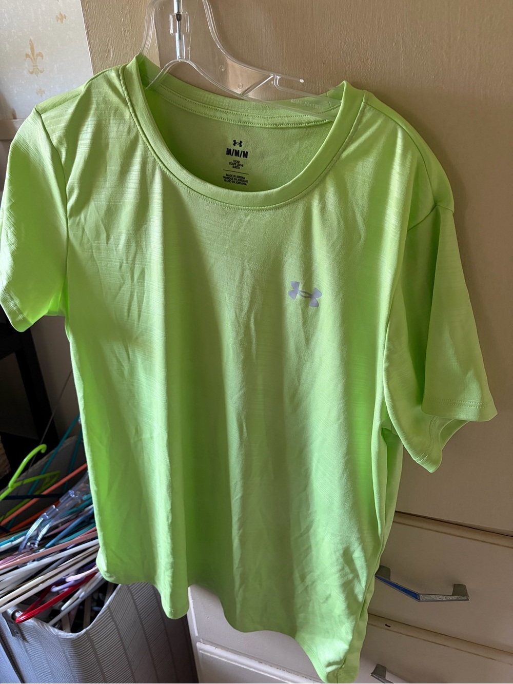 Under Armour Neon Lime Short Sleeve Performance Tee